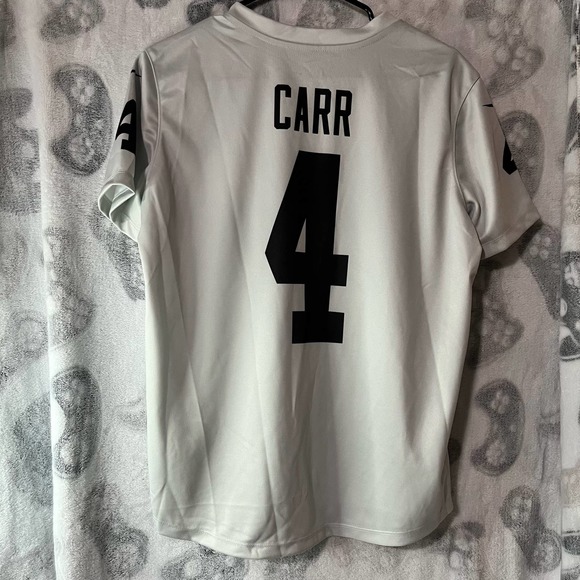 NFL Raiders Carr Jersey - NFL Team Apparel Nike Dri-Fit - Picture 3 of 5